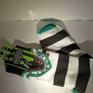 Bioworld Beetlejuice Men's Crew Socks